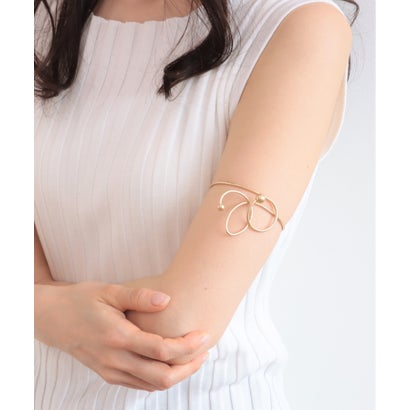 スリーフォータイム Three Four Time メタルラインアームレット (ゴールド)