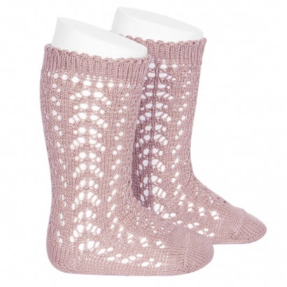 靴下 子供用 12ヶ月〜18ヶ月 オープンワーク ニーソックス 卒業式 入学式 入園式