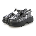 メリッサ melissa MELISSA POSSESSION PLATFORM II AD (BLACK/SILVER)