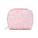 レスポートサック LeSportsac SQUARE COSMETIC (ウィーヴピンク)