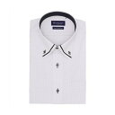 トーキョーシャツ TOKYO SHIRTS 【超形態安定】 ノーアイロン ボタンダウンカラー 半袖 ワイシャツ (グレー)