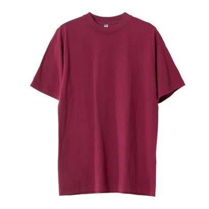 ロサンゼルスアパレル LOS ANGELES APPAREL 6.5OZ GARMENT DYE CREW NECK T-SHIRT (RUBY)