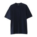 ロサンゼルスアパレル LOS ANGELES APPAREL 6.5OZ GARMENT DYE CREW NECK T-SHIRT (NAVY)