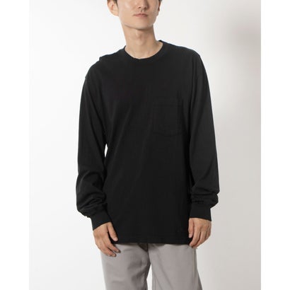 ロサンゼルスアパレル LOS ANGELES APPAREL 6.5OZ LONG SLEEVE GARMENT DYE POCKET T-SHIRT - (B...