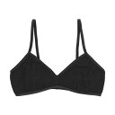 ロサンゼルスアパレル LOS ANGELES APPAREL SPAGHETTI BRALETTE (BLACK)