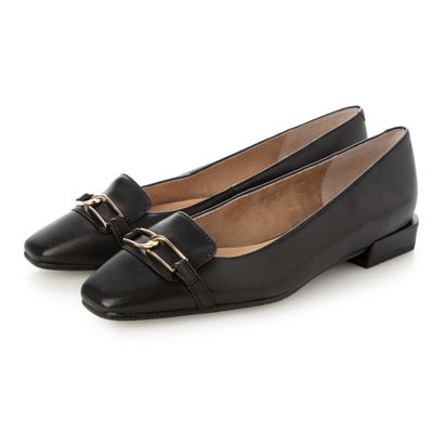 パラディクルール PARADIS COULEUR スクエアトウメタルオーナメントパンプス （ブラック）