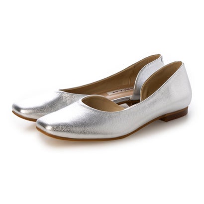 【本革 / 日本製】 バークレー BARCLAY ソフトスクエアトゥ サイドオープン カッターパンプス （SL）