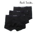ポールスミス Paul Smith ボクサーパンツ メンズ アンダーウェア 無地 総柄 ボーダー プレゼント ギフト ロゴ A3PCKQ 3PK 父の日【返品不...