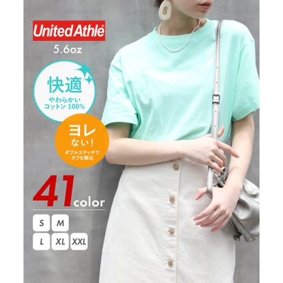 【UNITED ATHLE】ユナイテッドアスレ / 5.6oz トップス Tシャツ 半袖 無地 コットン100% ユニセックス 推し活 カラバリ 5001