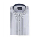 トーキョーシャツ TOKYO SHIRTS 【超形態安定】 ボットーニボタンダウン 半袖 ワイシャツ (ブルー)