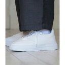 メゾンクラブ MAISON CLUB 【MAISON CLUB】シューズ スニーカー 靴 ローカット コートスニーカー シンプル レースアップ KNF037 (WHT)