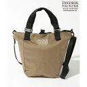 フレドリックパッカーズ FREDRIK PACKERS ショルダーバッグ 2WAY トートバッグ 210D + 600D MISSION TOTE XS 無地 (KHK)