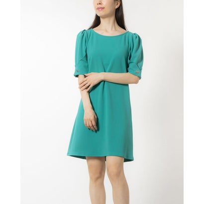 リナシメント RINASCIMENTO ギャザーショルダータイトワンピース （Verde Pavone）