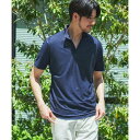 テットオム TETE HOMME ブライトカルゼスキッパーポロシャツ (ネイビー)