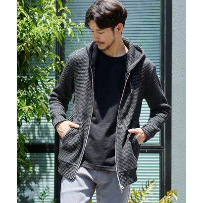 テットオム TETE HOMME オニワッフルパーカー (ブラック)