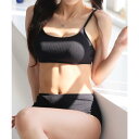 ガーリードール Girly Doll 水着セット【韓国ファッション】【返品不可商品】 (ブラック)(4)