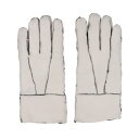 ベスジョーヤ VESGIOIA ムートン手袋 V字 (ライトグレー)