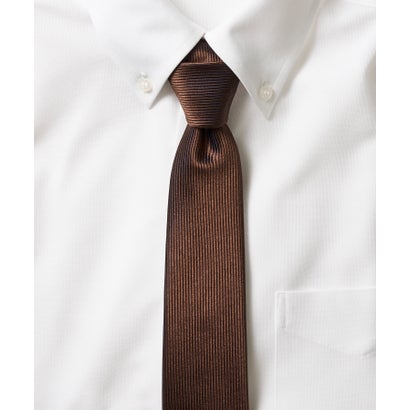 テットオム TETE HOMME バーティカルシルクネクタイ (ブラウン) テットオム TETE HOMME バーティカルシルクネクタイ (ブラウン)
