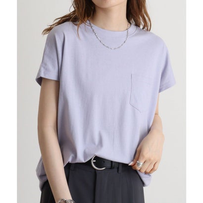アットワン atONE オーバーサイズモックネックチュニックTee (パステルラベンダー) アットワン atONE オーバーサイズモックネックチュニックTee (パステルラベンダー)