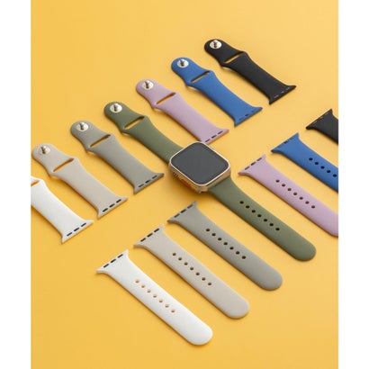 LOCOMALL(ロコンド公式ストア)のエモニーク emonique シリコン製 Apple Watch Band スマートウォッチバンド【38/40/41/42/44/45/49mm対応】 （パープル）｜アングル2