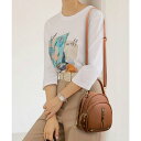 ミニミニストア miniministore リュック フェイクレザー ミニリュック (キャメル)