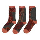 カンペール CAMPER Men Triplet socks ソックス (チョコレートブラウン)