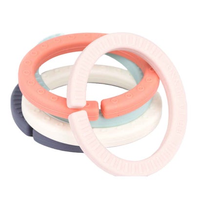 ベラトゥーノ BELLA TUNNO ベビートイ 0ヶ月〜 シリコン製 Happy Links （SoftBloom）