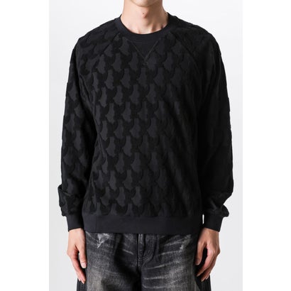 エムエーエスユー MASU Angel Pile Jacquard Sweatshirt （BLACK）