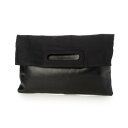 ビカーシ BICASH キャンバス クラッチバッグ (BLACK)