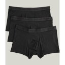 トミー ヒルフィガー TOMMY HILFIGER 3P トランクス【返品不可商品】 (ブラック2)