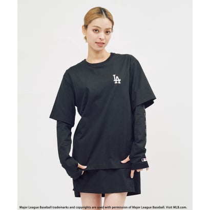 バック トゥー ザ フィールド （ビーティーティーエフ） BACK TO THE FIELD (BTTF) 【MLB】ロゴレイヤードアンサンブル （ブラック）