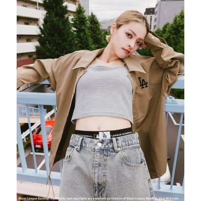 バック トゥー ザ フィールド （ビーティーティーエフ） BACK TO THE FIELD (BTTF) 【MLB】ロゴコーチジャケット （カーキ）