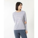 ティゴラ TIGORA レディース 長袖機能Tシャツ ドライグラフィックロングTシャツ TR-9A2634TL (ラベンダー)