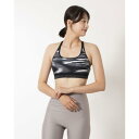 アンダーアーマー UNDER ARMOUR レディース フィットネス スポーツブラ UAクロスバックブラ プリント ミディアムサポート 1388356 (Bla...