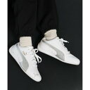プーマ PUMA SPEEDCAT LTH スピードキャット レザー ユニセックス 401603 (ホワイト×シルバー)