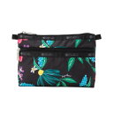 レスポートサック LeSportsac COSMETIC CLUTCH (ワイルドフラワーウォーターカラー)(4)