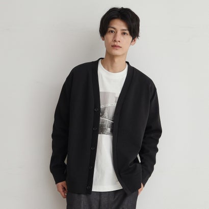 ザ ショップ ティーケー(メンズ) THE SHOP TK(Men) ライトダンボールカーディガン （ブラック(019)）のサムネイル
