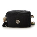 キプリング 日本限定 Kipling ABANU M クロスボディバッグ (Black Stripe WF)