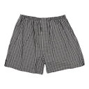 アクアスキュータム Aquascutum AQトランクス/2本ゴム/チェックB 【返品不可商品】 (グリーン)
