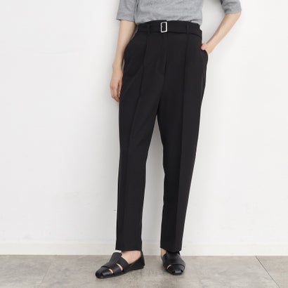 ザ ショップ ティーケー (ウィメン) THE SHOP TK(Women) ベルト付きテーパードパンツ (ブラック(019)) ザ ショップ ティーケー (ウィメン) THE SHOP TK(Women) ベルト付きテーパードパンツ (ブラック(019))