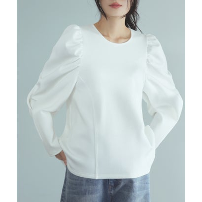 エルフランク ELFRANK ショルダーギャザートップス【洗える】 （オフホワイト）のサムネイル