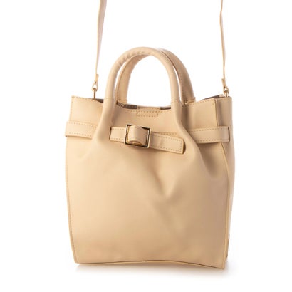 ビアデルトリトーネ Via Del Toritone ベルトデザイン2WAYショルダー （ベージュ）(4)