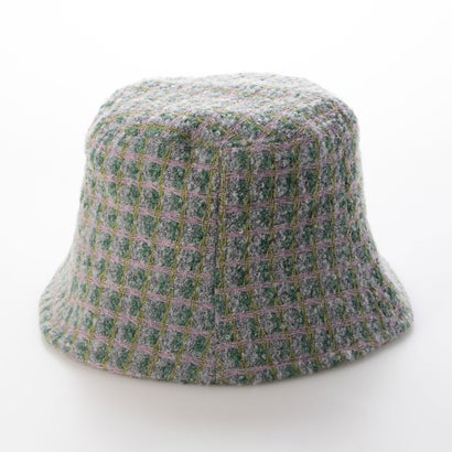 センスオブグレース SENSE OF GRACE ファンシーツイード 平天チューリップハット （GY）