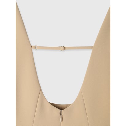 アニュアンス anuans カーブフレアロングジャンスカ （BEIGE）