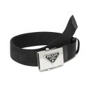 プラダ PRADA ベルト トライアングルロゴ ブラック メンズ PRADA 2CN085 2DKF F0002 (NERO)