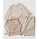 フルーツオブザルーム FRUIT OF THE LOOM ヘンリーネック裏毛スウェットルームウェア / 収納バッグ付き (オフホワイト)