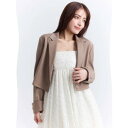 エイミーイストワール eimy istoire two way over jacket (BEIGE)