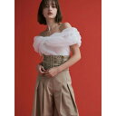 エイミーイストワール eimy istoire ツイストネックニットトップス (WHITE)(4)