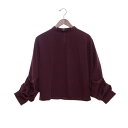 エディスト クローゼット EDIST. CLOSET タックスリーブボトルネックブラウス