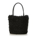 カシュカシュ cache cache フェイクムートンハトメトートバッグ (BK)